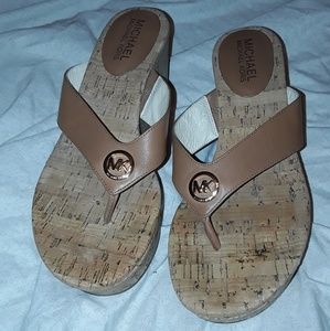 Michael Kors Signature  Wedge Sandals